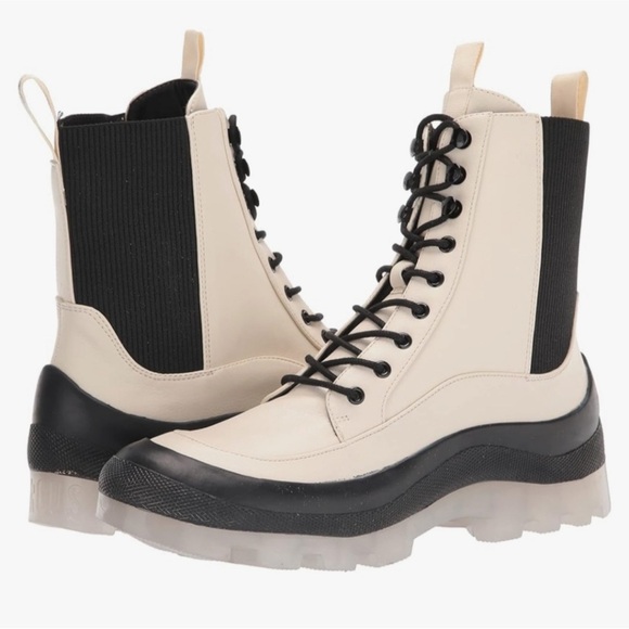 Circus by Sam Edelman Shoes - Circus NY by Sam Edelman White Zip Up Boots